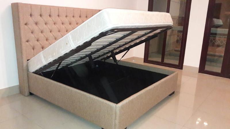 Queen Size Upholstery Bed For 1700AED - Abu Dhabi - Gulf Classifieds - Gulf  Jobs, Gulf Properties, Gulf Used Cars Ads.
