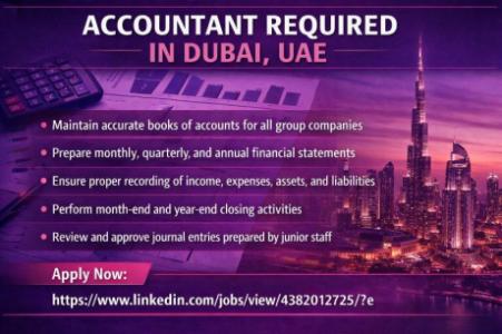 Accountant Required in Dubai