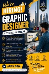 Graphic Designer Required in Dubai
