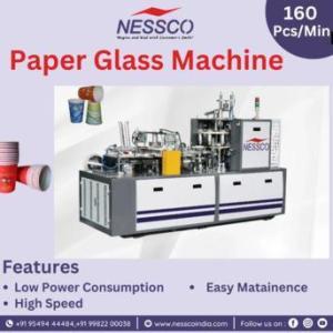 AED 257103, Eco-Friendly Automatic Paper Glass Machine In UAE