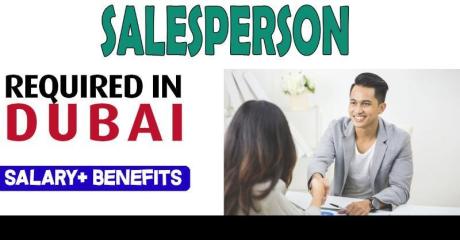 Salesperson Required in Dubai