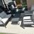 Grey outdoor garden set