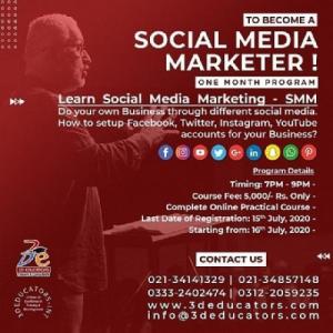 To Become A Social Media Marketer - 3D Educators