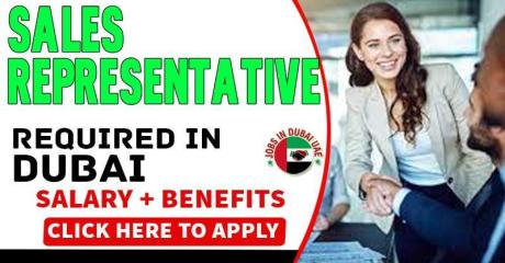 Sales Representative Required in Dubai