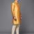 AED 123, Sunshine Yellow Silk Blend Straight Kurta