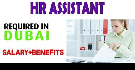 Human Resources Assistant Required in Dubai
