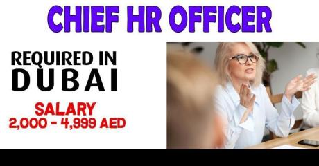 Chief Human Resources Officer Required in Dubai