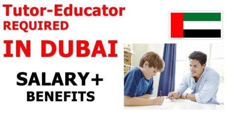 Tutor-Educator REQUIRED IN DUBAI