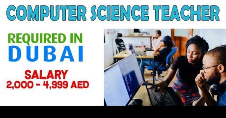 Computer Science Teacher Required in Dubai
