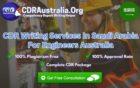 CDR Writing Services In Saudi Arabia For Engineers Australia - Get Professional Services