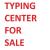 Typing office for sale