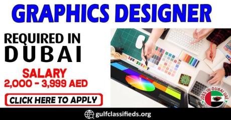 GRAPHICS DESIGNER REQUIRED IN DUBAI