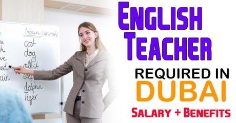 English Teacher Required in Dubai