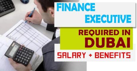 Finance Executive Required in Dubai
