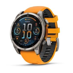 Garmin Fenix 8 51 mm AMOLED | Spark Orange silicone band