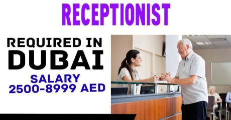 Receptionist Required in Dubai