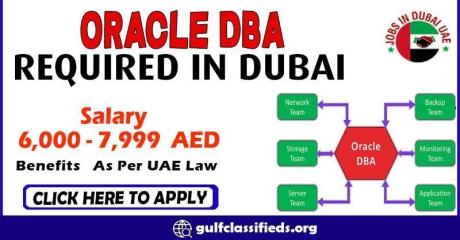 ORACLE DBA REQUIRED IN DUBAI