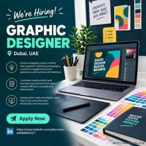 Graphic Designer Required in Dubai