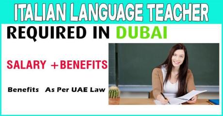 Italian Language Teacher Required in Dubai