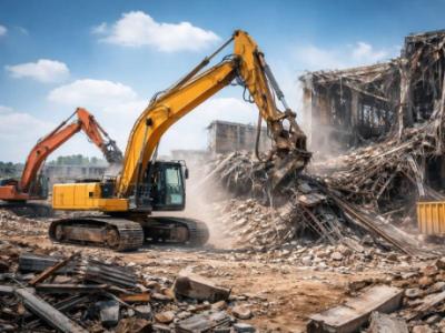 Damaged Industrial Buildings Removed Quickly | Book Today