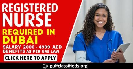 REGISTERED NURSE REQUIRED IN DUBAI