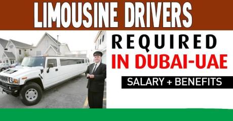 LIMOUSINE DRIVERS REQUIRED IN DUBAI
