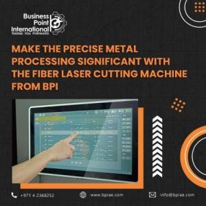 Produce High Production In Metal With Fiber Laser Cutting Machine From Business Point International.