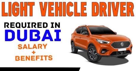 Light Vehicle Driver Required in Dubai