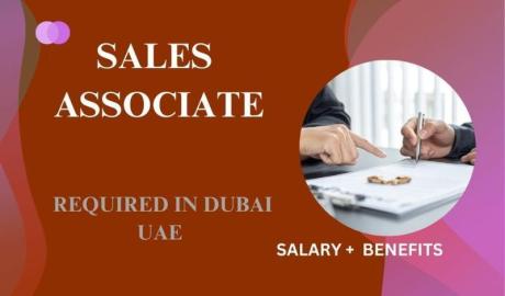 Sales Associate Required in Dubai