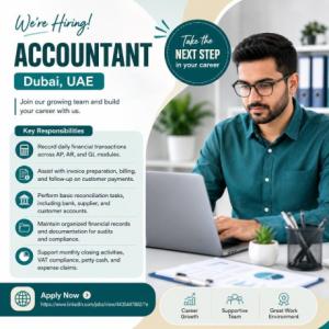 Accountant Required in Dubai