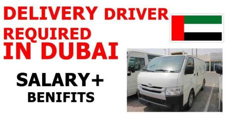 DELIVERY DRIVER REQUIRED IN DUBAI
