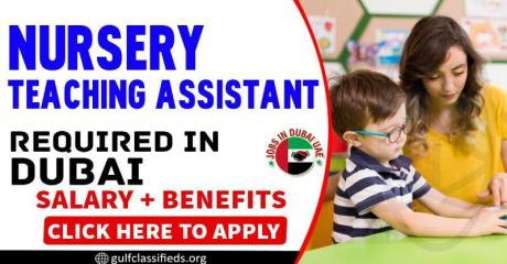 NURSERY TEACHING ASSISTANT REQUIRED IN DUBAI