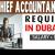 Chief Accountant Required in Dubai