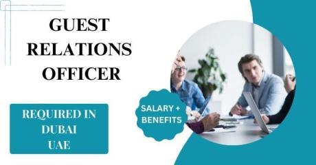 Guest Relations Officer Required in Dubai