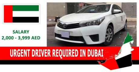 URGENT DRIVER REQUIRED IN DUBAI