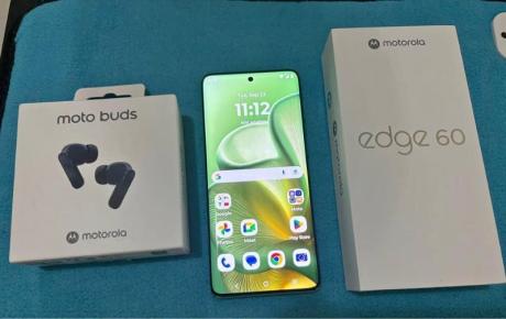 Motorola edge 60 for sale. 20 days old.12GB ram, 512 storage