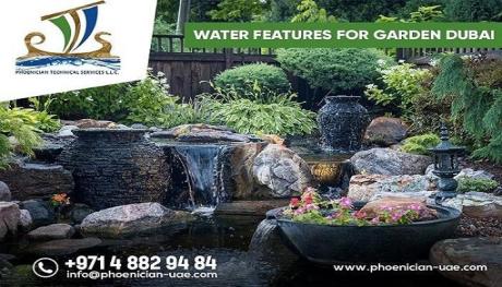 Water features for garden Dubai