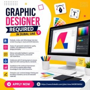 Graphic Designer Required in Dubai