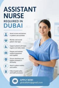 Assistant Nurse Required in Dubai