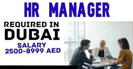 Human Resources Manager Required in Dubai