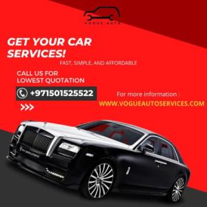 Mercedes and Rolls Royce repair service garage in Dubai