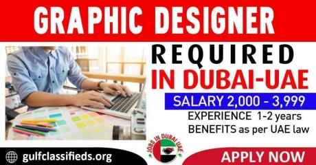 GRAPHIC DESIGNER REQUIRED IN DUBAI