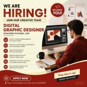Digital Graphic Designer Required in Dubai