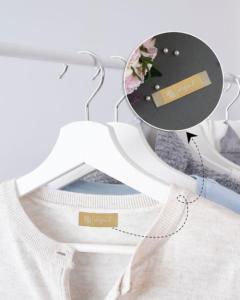 Custom Woven Labels for Garments & Abayas (End Fold)