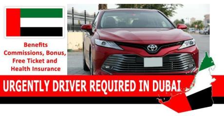 URGENTLY DRIVER REQUIRED IN DUBAI