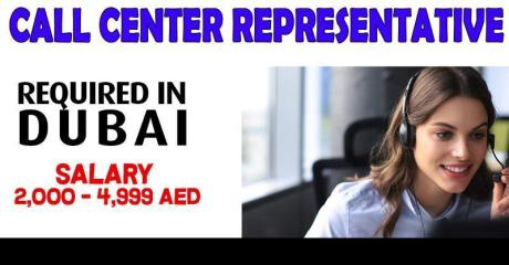 Call Center Representative Required in Dubai