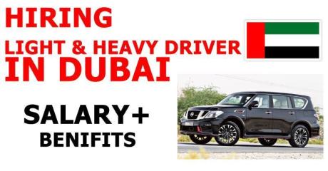 HIRING LIGHT & HEAVY DRIVER IN DUBAI