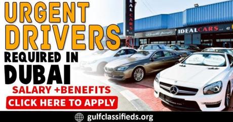 URGENT DRIVERS REQUIRED IN DUBAI