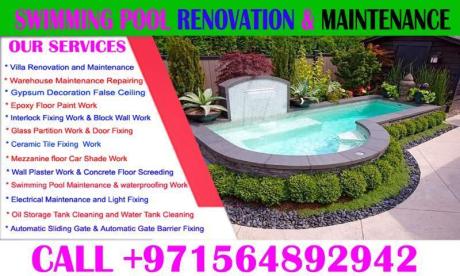 Swimming Pool Grouting & Maintenance Contractor Dubai Ajman Sharjah