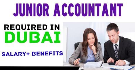 Junior Accountant Required in Dubai